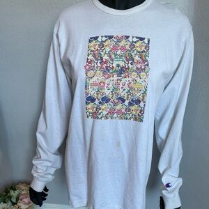 White Champion long sleeve